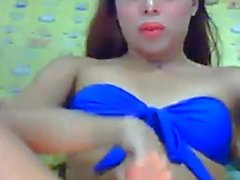 Horny Asian Tranny Jerking Infront Of You