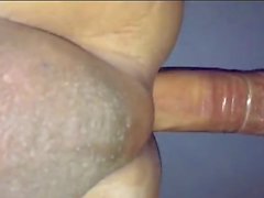 Tgirl with extra long cock destroying guys asses