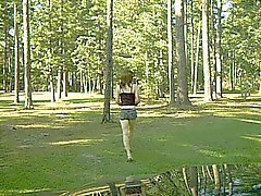 crossdressed amandas at park again