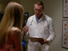 Skinny trans woman gets her ass fucked by her horny doctor