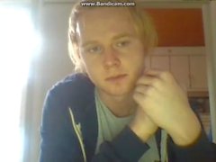 Danish Sexy Blond Boy - I Is Half Horny On Cam & Home Alone At My Parents