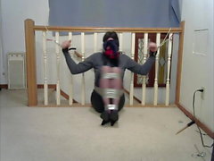 crossdresser in selfbondage 2 and some duct tape bondage.