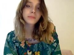 Cute young european tranny masturbates and puts on a dress