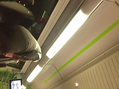 sweet ejaculation in the train