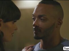 Black Guy finally gets a chance to fuck her GF TBabe Natalie Mars