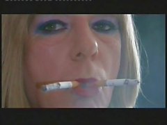 T-Girl Samantha is made to smoke two