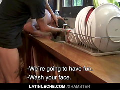 LatinLeche - Five Latino Studs Fuck At A Birthday Party