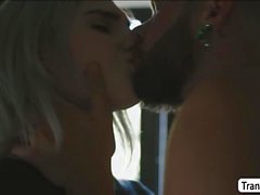 Transbabe Ella Hollywood finally gets anal by her Lovers bigcock