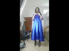 Chinese crossdresser masturbation