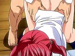 Shemale anime with big tits masturbation