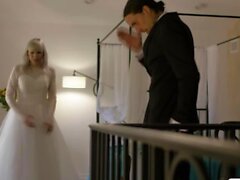 Shemale bride gets analed by groom before getting married