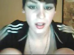 Webcam teen tranny cock jerking