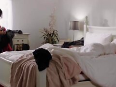 Brunette ts Jessy Dubai trades blowjob and analed by stepson