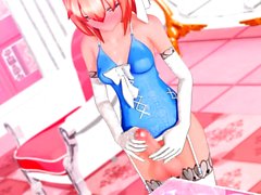 A futanari girl named Hikari - Summer Masturbation
